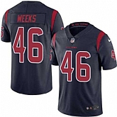 Nike Men & Women & Youth Texans 46 Jon Weeks Navy Blue Color Rush Limited Jersey,baseball caps,new era cap wholesale,wholesale hats